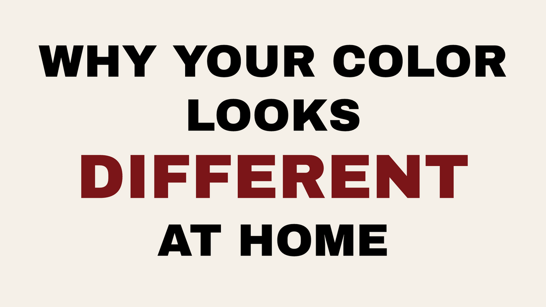 Blog header image text: Why Your Color Looks Great in the Salon and Different at Home, Studio 260 Salon Washington NJ.
