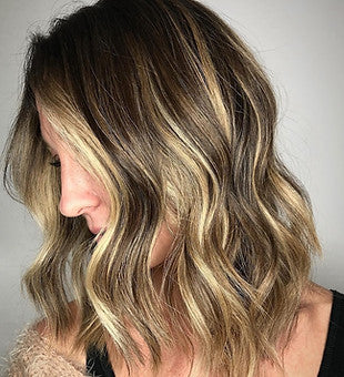 Client hair color result at Studio 260 Salon, Millburn NJ